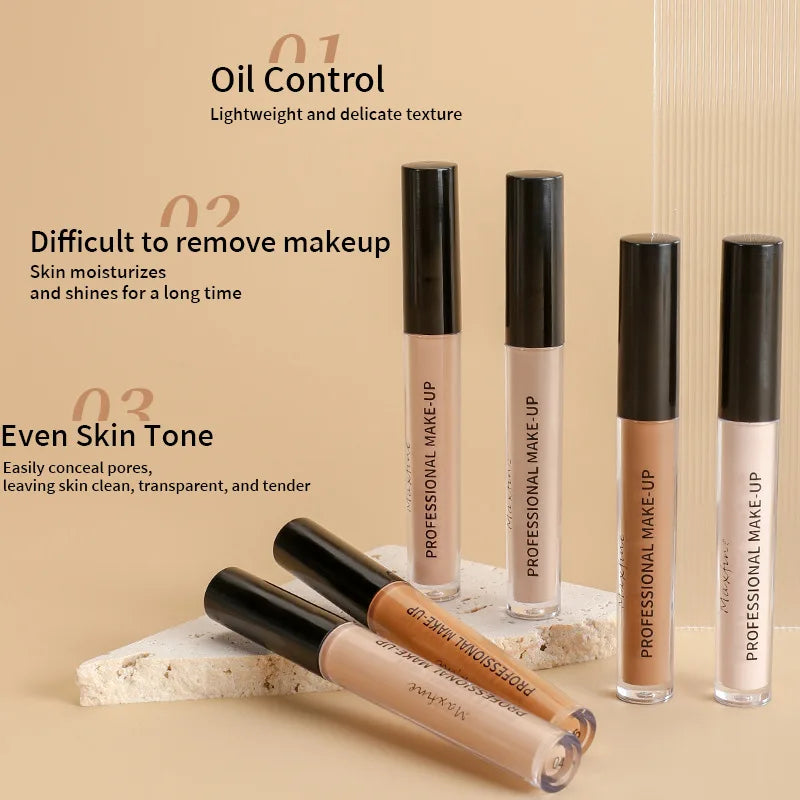 Achieve Flawless Skin with Our High Coverage Liquid Concealer - Waterproof, Oil Control, and Long Lasting!